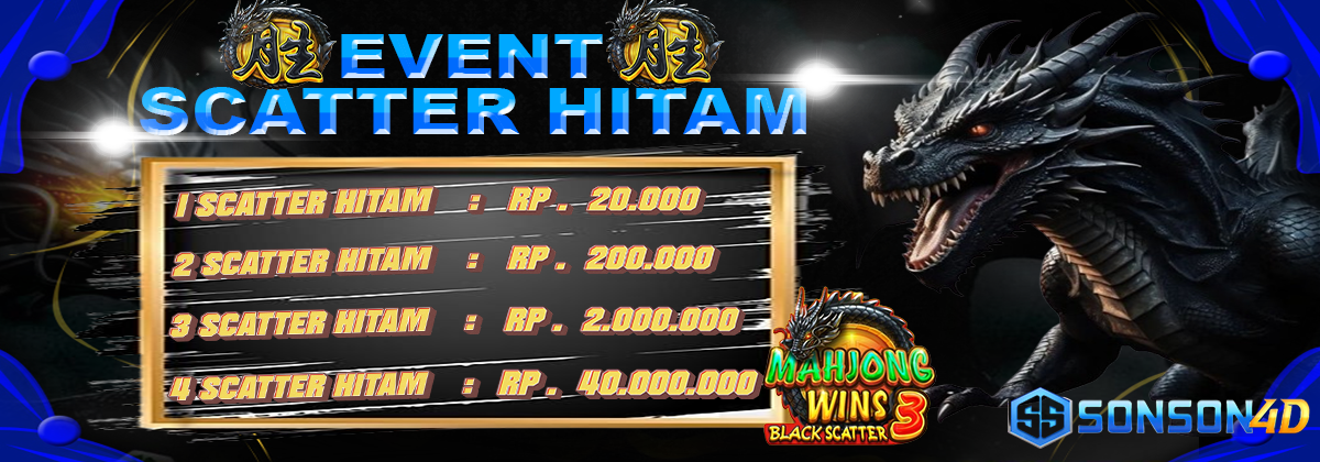 EVENT SCATTER HITAM